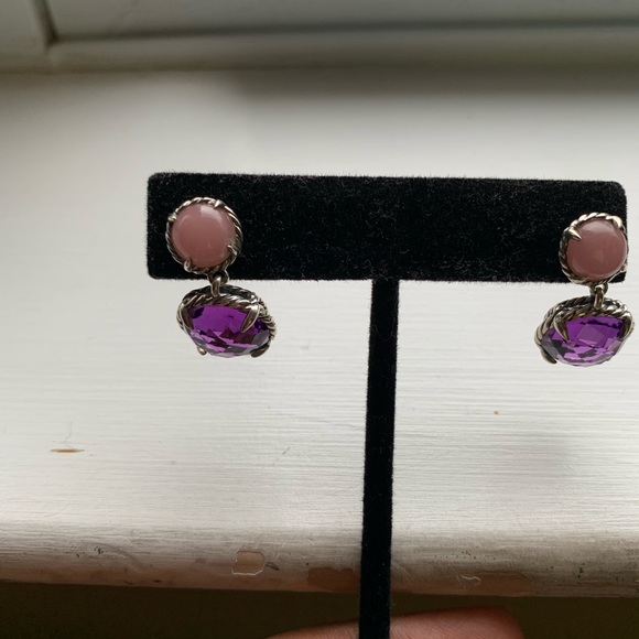 - David Yurman Chatelaine Guava earrings no pouch